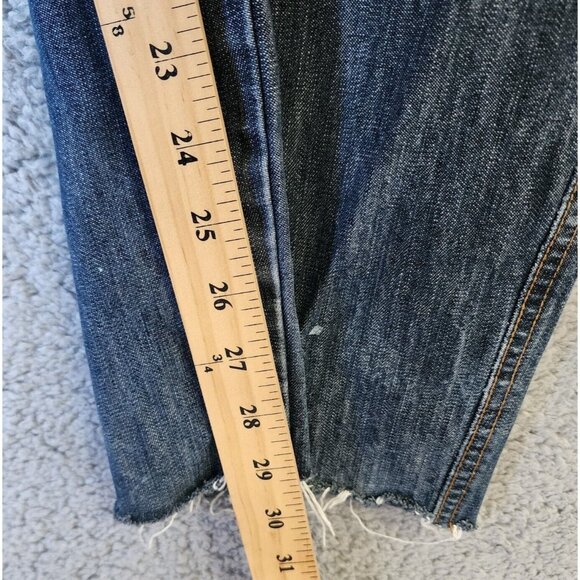 Y2K Marithe Francois Girbaud Double Button Skater Hip Hop Blue Jeans Size 44 - Picture 13 of 16